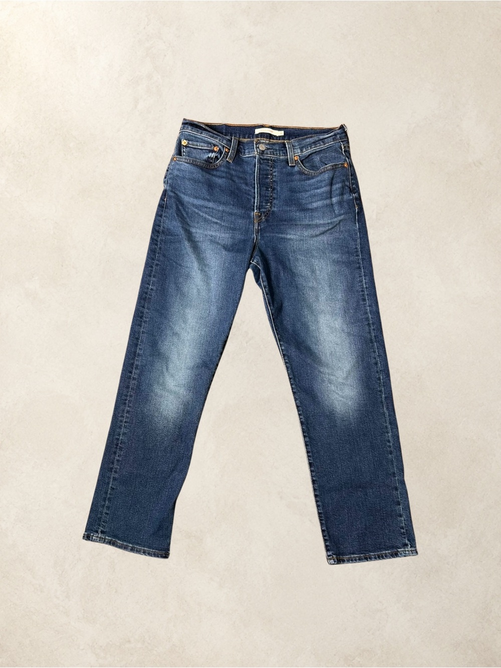 Levi’s Wedgie Straight High Rise Jeans W31 L28 Indigo